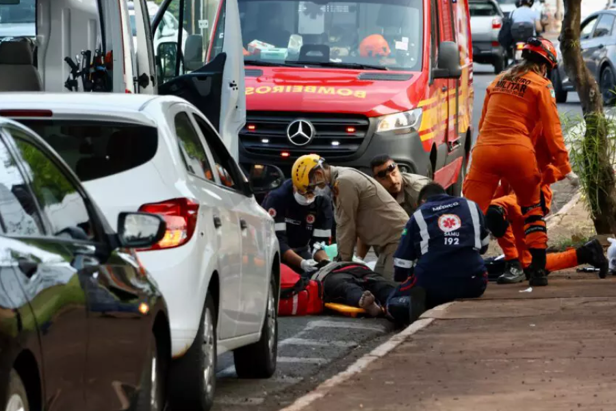 Homem morre após cair de pontilhão da Avenida Ceará em Campo Grande