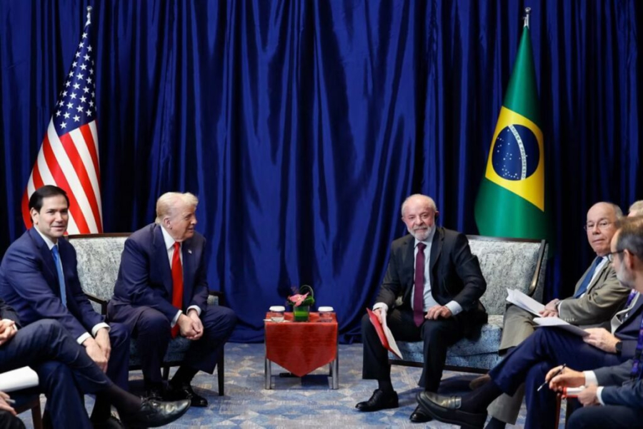 Reunião entre Lula e Trump também teve Mauro Vieira e Marco Rubio