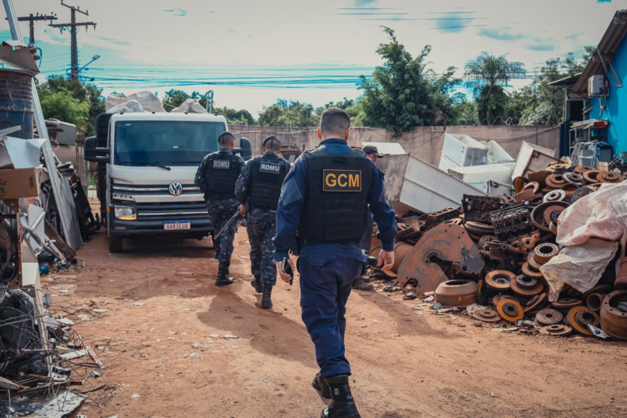 GCM deflagra Operação Ferro-Velho nas regiões do Prosa, Centro e Anhanduizinho
