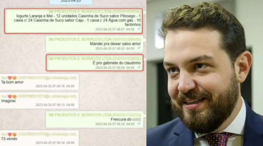 Claudinho Serra pedia iogurte e suco de caixinha no gabinete com dinheiro desviado