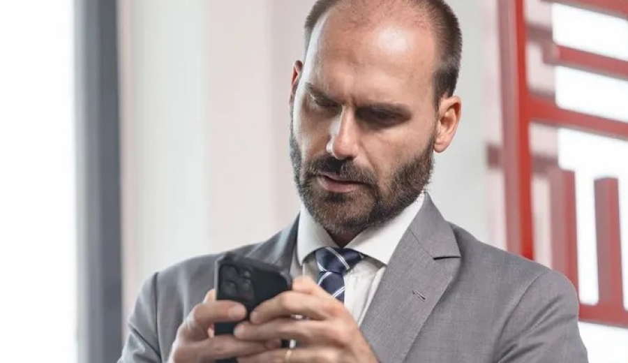 Eduardo Bolsonaro será interrogado por videoconferência em ação penal no STF no dia 14 de abril