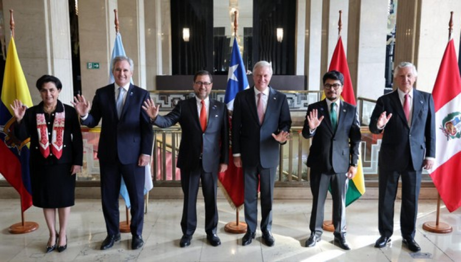 Sem Brasil, nações sul-americanas lançam o Compromisso de Santiago para enfrentar o crime organizado