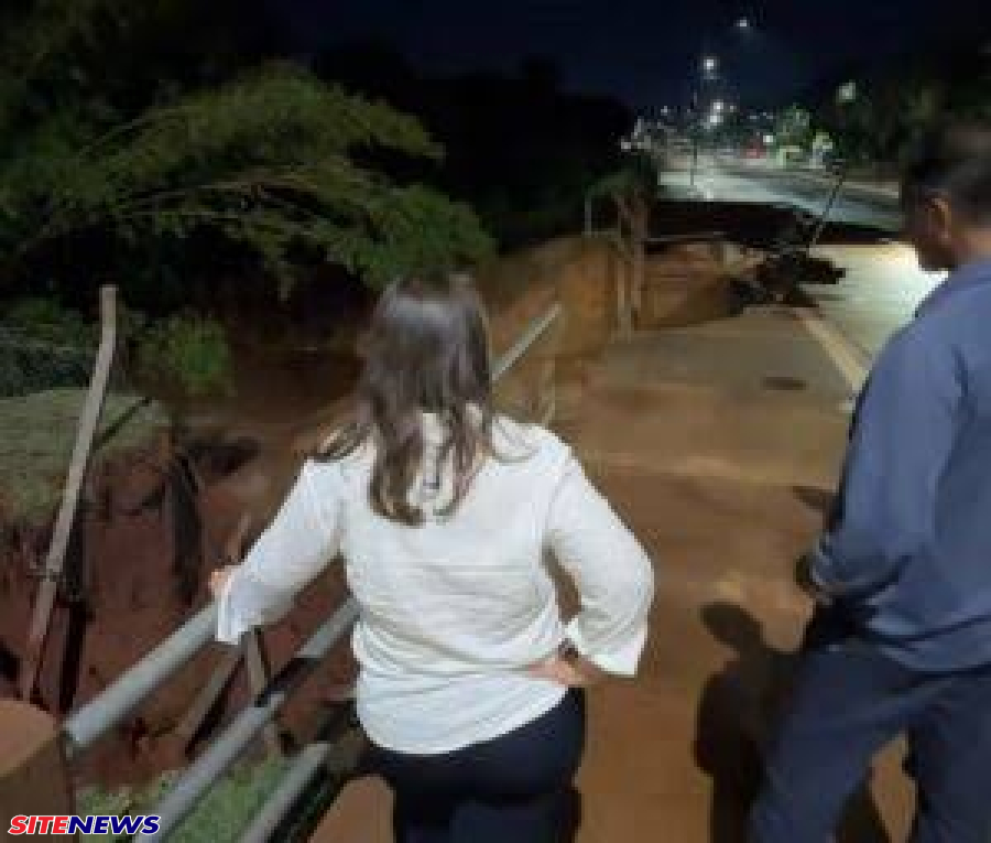 Nesta última quarta-feira (19) vistoria realizada pela Prefeitura de Campo Grande em locais afetados pela chuva