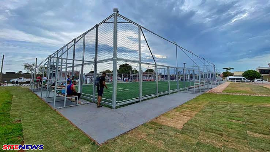 Prefeitura de Campo Grande por meio da Funesp realiza neste sábado (24) às 8h a entrega da Arena Esportiva do Jardim Itamaracá