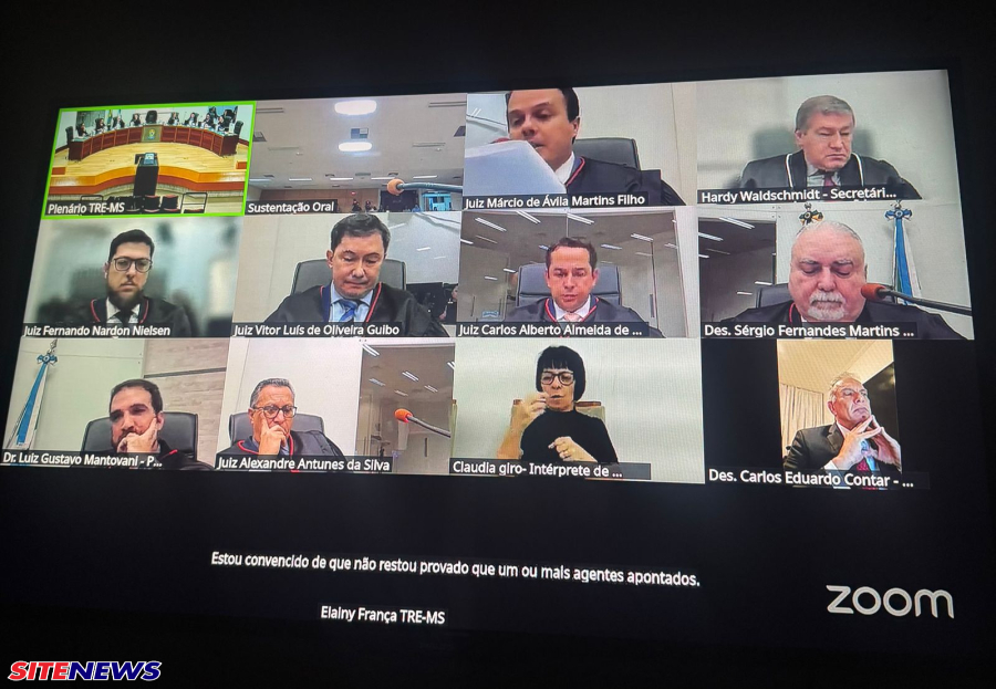 TRE concluiu nesta terça ( 27 ) o julgamento do recurso que pedia a cassação da prefeita de Campo Grande Adriane Lopes 