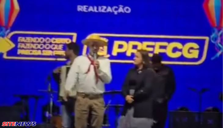 A prefeita de Campo Grande Adriane Lopes (PP) enfrentou vaias ao participar da abertura da tradicional festa de Santo Antônio