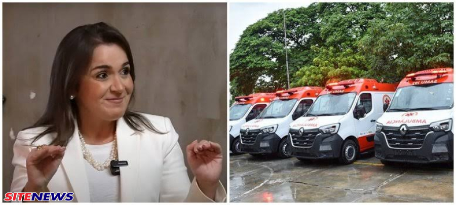 Prefeita Adriane Lopes deixa 13 novas ambulâncias paradas e tem contrato milionário com empresa 